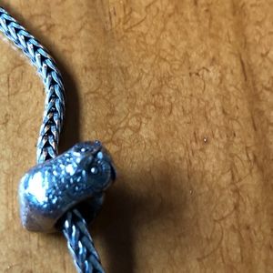 Owl Trollbead Silver Bead